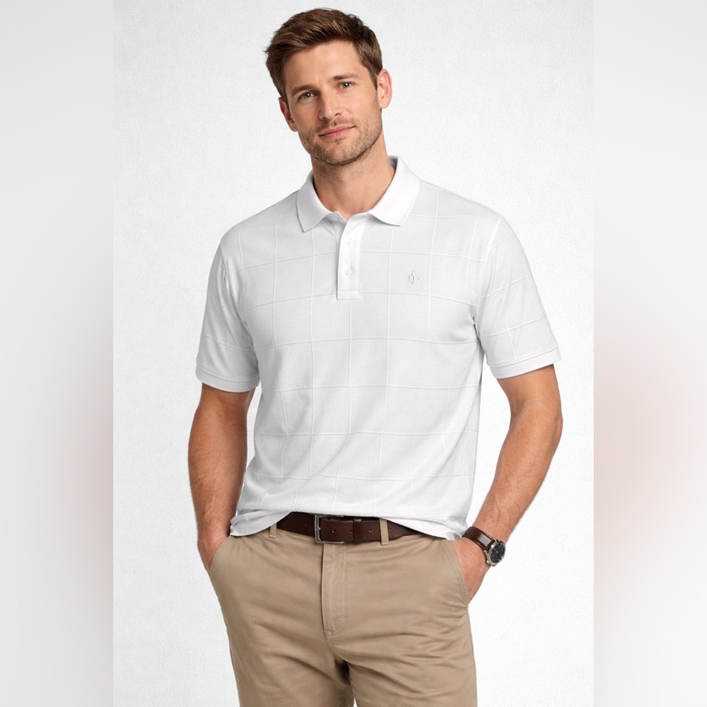 Vintage Tori Richard Honolulu White Polo Shirt Size Large